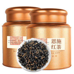 茶叶利川红2025新茶春茶特级浓香恩施硒茶蜜香功夫红茶自己喝500g