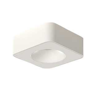 禾品明装超薄斗胆灯无主灯客厅照明方形单头玄关过道卧室防眩筒灯