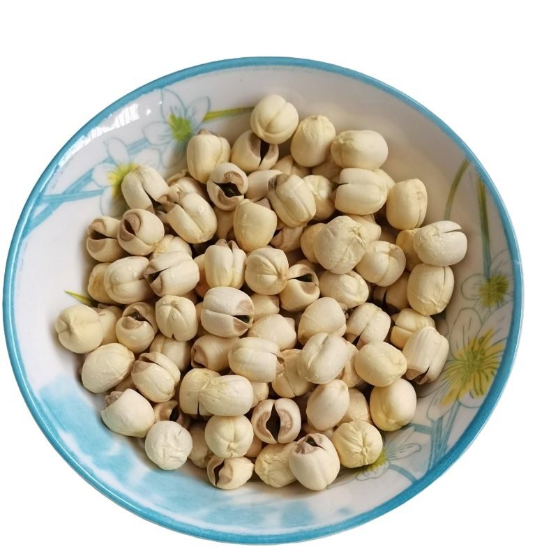 新鲜带芯莲子250g农家手工无硫广昌白莲子干货500g去芯莲子带芯