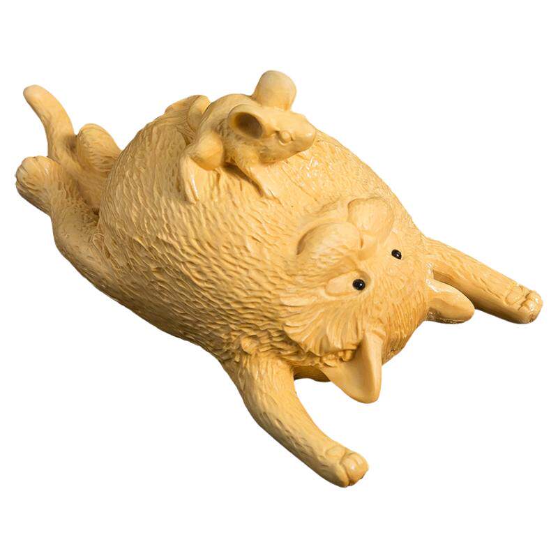 黄杨木家居客厅精品小摆件文玩
