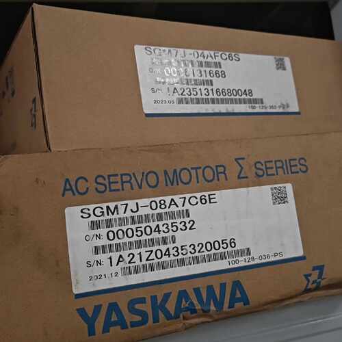 议价可维修YASKAWA安川伺服电机SGM7J08A7C6E原装电机全新二手均
