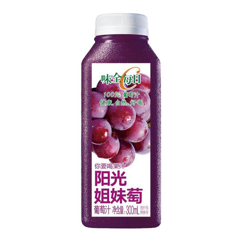 味全每日C果汁葡萄汁300ml纯果蔬汁/纯果汁