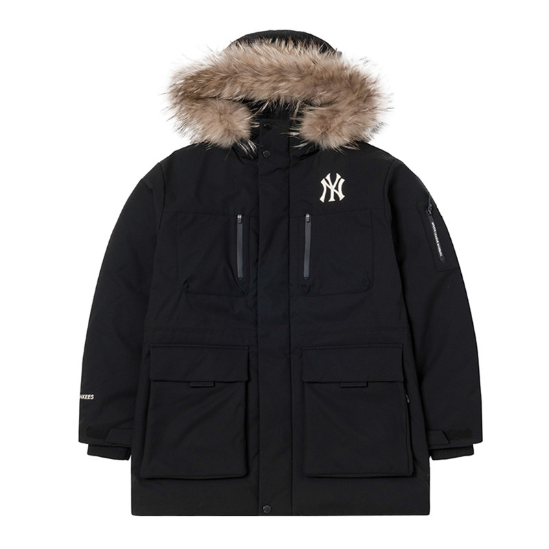 MLB羽绒服男女防水工装鹅绒外套