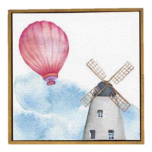 diy油彩画儿童数字油画填色填充画画正方形北欧风涂色画板装饰画