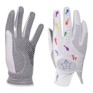 Number儿童高尔夫手套女士手套青少年golf球手套双手透气 防滑