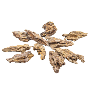 松皮石造景石头鱼缸天然小块假山水草缸成品骨架峡谷套餐一物一拍