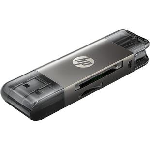HP/惠普读卡器sd卡tf多合一usb3.0高速读取行车记录仪适用笔记本电脑手机储存双卡双读相机