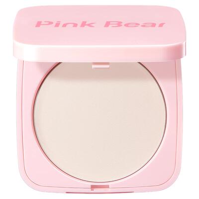 pinkbear皮可熊哑光定妆粉饼服帖磨皮柔焦隐毛孔控油自然提亮