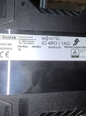 议价Saacke Fsc-Io 4Ro/1Ao Module Model 9822适用
