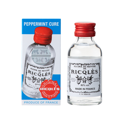 法国双飞人药水香港版可口服正版驱蚊Ricqles利佳薄荷水缓解感冒