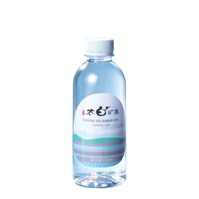 太白天然矿泉水350ml*24瓶偏硅酸