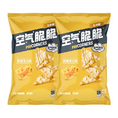乐事奶香芝士味玉米脆60g×2包
