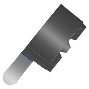 悍御内孔卡簧槽刀刀片内孔圆弧切槽刀杆逗号槽刀小孔切槽刀内槽刀