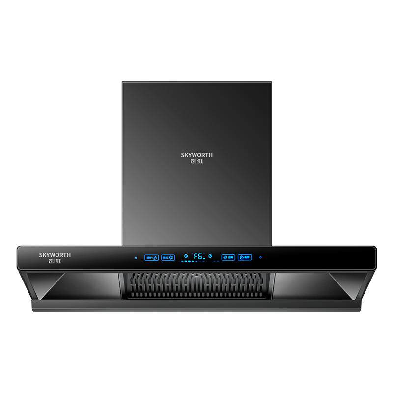 创维Y019顶吸式油烟机家用厨房大吸力变频欧式抽油烟机官方旗舰店