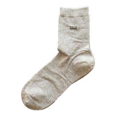 鹿人袜子男士防足干裂棉线袜子