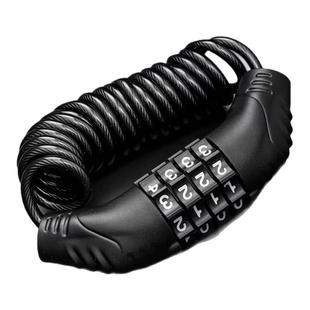 防盗绳头盔锁自行车摩托车锁便携钢缆弹性锁防盗单车山地车旅行锁