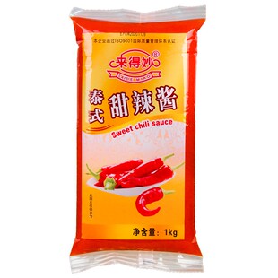 来得妙泰式甜辣酱1kg家用手抓饼酱料寿司汉堡薯条蘸酱意面酱