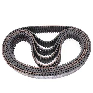 橡胶同步带HTD5M 3M 8M XL LHS5M双面齿轮传动齿形皮带聚氨酯钢丝