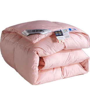 120支全棉双层羽绒被套被壳半成品自充绒羽绒被加密防钻绒内胆芯