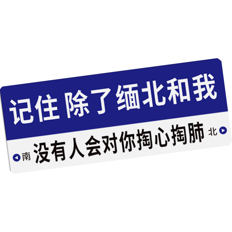 定制定做磁性汽车贴纸个性搞笑