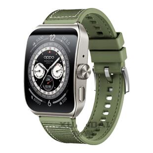 适用oppowatchX表带oppo4pro硅胶编织表带x3新款四代3pro腕带watch3/se智能运动男女款通用2/1代非原装配件