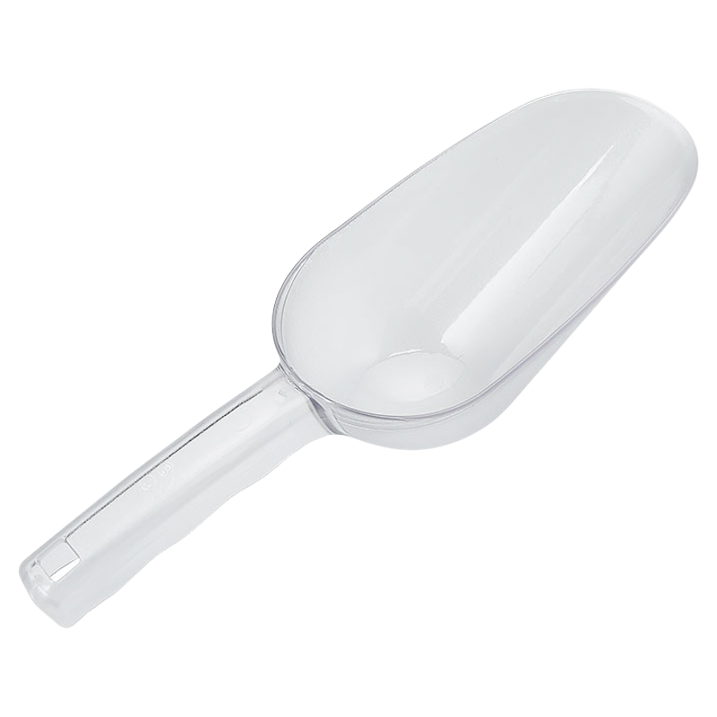加厚透明PC冰铲奶茶店塑料平底面粉铲超市米茶叶铲爆米花糖铲商用