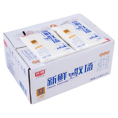 光明新鲜牧场小白袋180ml