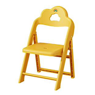 家用折叠小凳子儿童便携靠背椅门口换鞋凳户外露营折叠椅防滑板凳