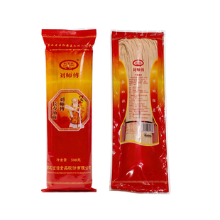 湖北手工油面红安刘亚东弯油面龙须面500g*4袋生日面大别山特产