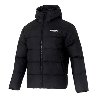 PUMA彪马羽绒服男装 2025新款连帽夹克羽绒外套户外防风运动服