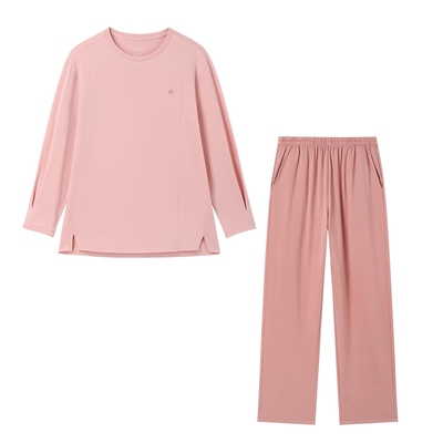 【双11现货】全棉时代男女士睡衣女抗菌针织家居服纯棉睡衣亲肤带