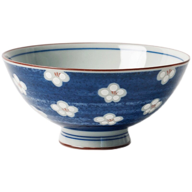 日本进口美浓烧陶瓷达摩可爱饭碗