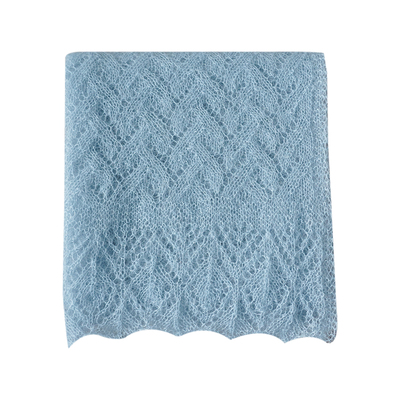 diydiy马海毛镂空披肩回归线