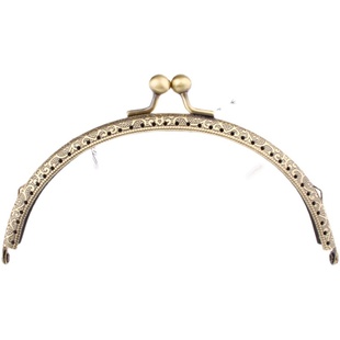 包包配件口金材料12.5cm手工diy零钱包金口弧形钩织小10厘米半圆