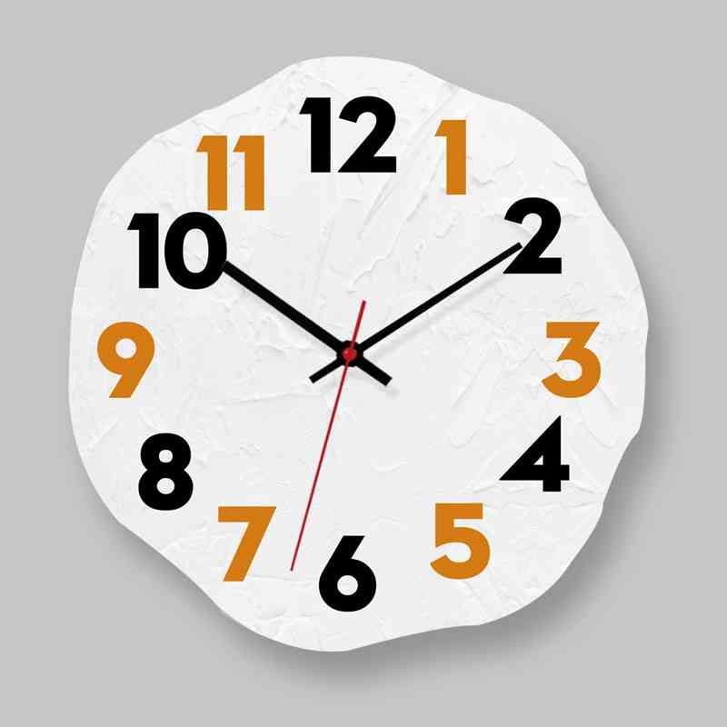 个性挂钟客厅现代时尚简约大气时钟静音挂墙上北欧石英钟表免打孔