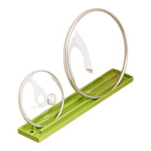 窄缝锅盖收纳垫台面砧板切菜板置物架吸盘厨房专用硅胶锅盖放置器