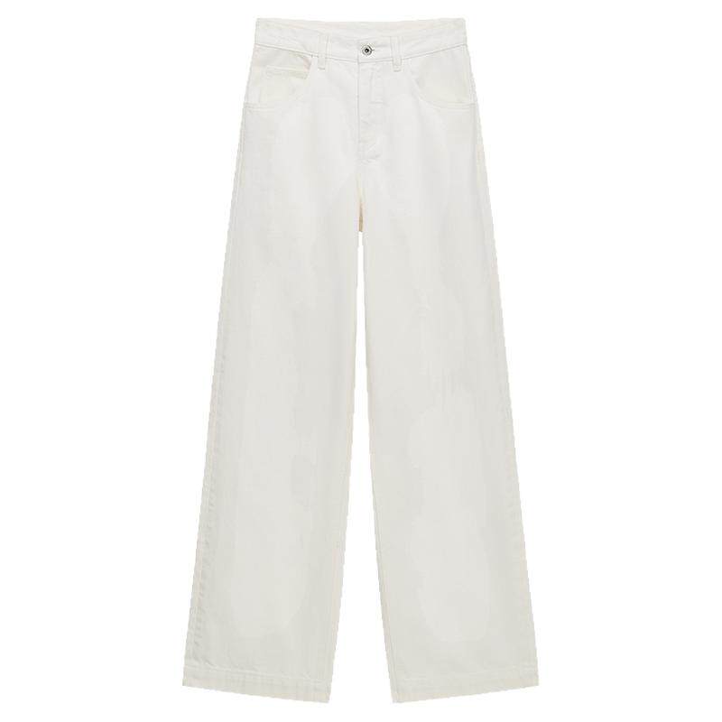 【欧时力神裤】OCHIRLY 牛仔裤女2026夏新款休闲超模裤阔腿直筒裤