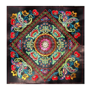 民族风绣品 机绣绣片 云南绣包 衣服大补丁贴花辅料diy刺绣布