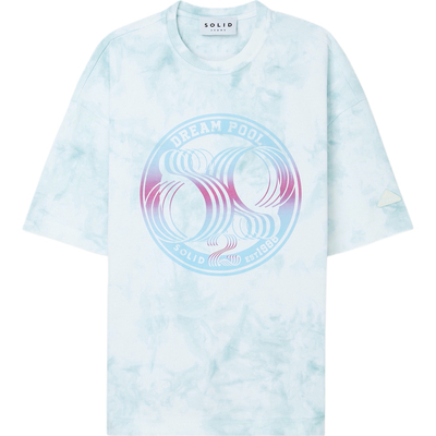 【折扣】Solid Homme 春夏男花色棉质印花T恤