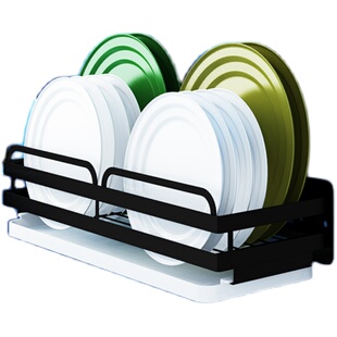 洁臣厨房免打孔壁挂锅盖架刀板碗架筷子砧板架收纳架不锈钢置物架