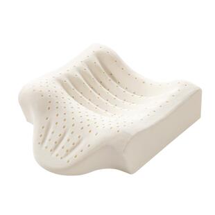 泰国乳胶枕办公旅游午休睡眠颈椎枕头单人高低护颈枕天然橡胶枕芯