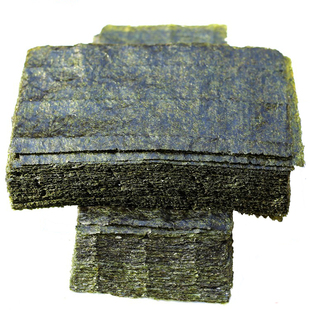 饭团海苔紫菜包饭专用台湾三角商用食材手握卷半切墨绿约100张海
