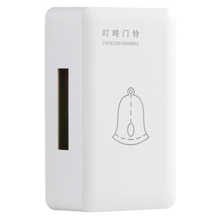 叮咚门铃家用酒店220V交流电门铃有线机械式悬挂明装喇叭强电门铃