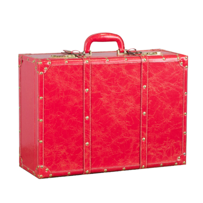 小型轻便红色密码手提箱女结婚箱