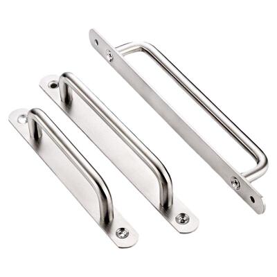 304不锈钢免打孔拉手木门移动门