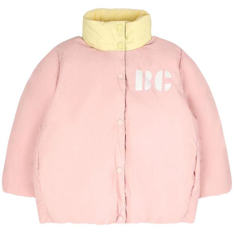 BC23冬季欧美儿童加厚马甲棉服