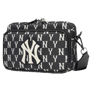 MLB官方 男女情侣斜挎包复古老花休闲单肩包百搭通勤CRS01