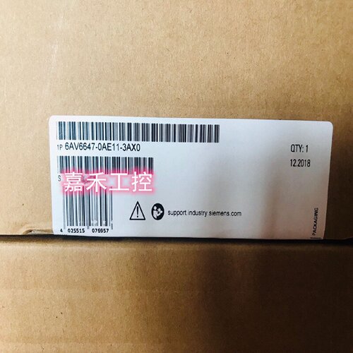 议价西门子HMI/ KTP1000 触摸屏10寸人机界面6AV6647-0AE11-3AX0/
