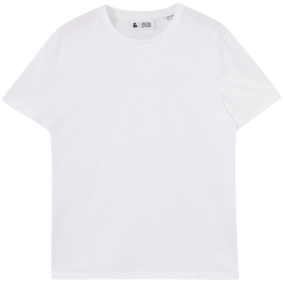 杰克琼斯男装春季新款高级感短袖T恤纯棉舒适纯色商务短袖上衣