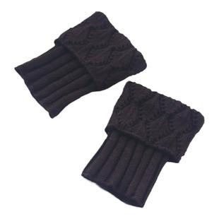 冬季脚脖护套保暖袜筒短靴袜套女款脚腕腿套针织毛线护脚踝堆袜子